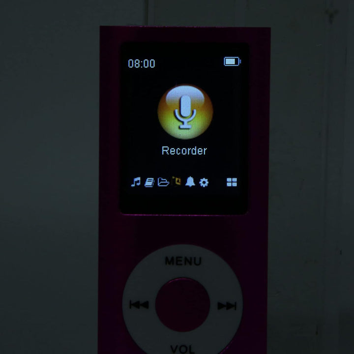 Yctze MP3-Player, Musik-Player mit 1,8-Zoll-LCD-Bildschirm, MP4-Bluetooth-Player, Integriertes Video