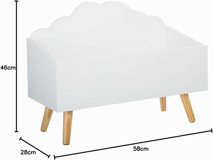 Kindertruhe Wolke weiss - Weiss - Atmosphera créateur d&