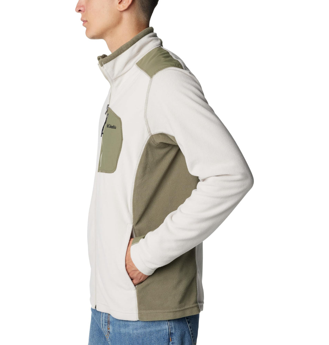 Columbia Herren Klamath Range Full Zip Fleecepullover, Dark Stone/Stone Green