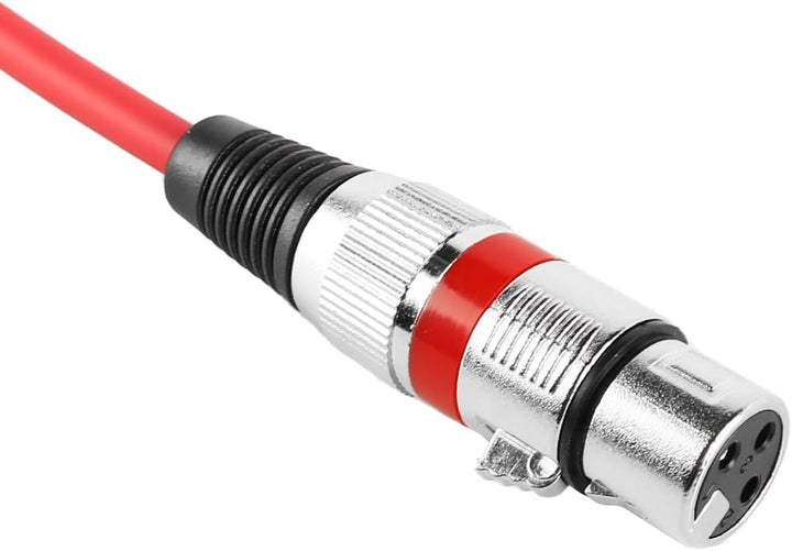 6er-Pack Mikrofonkabel, XLR-Kabel, Mikrofonkabel, Stecker auf Buchse, symmetrisches XLR-Mikrofonkabe