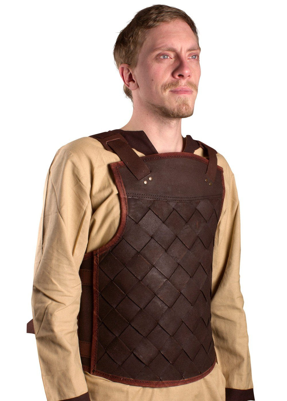 Epic Armoury Ready for Battle LARP Männer Lederrüstung Viking Schwarz oder Braun Grösse S-XL Mittela