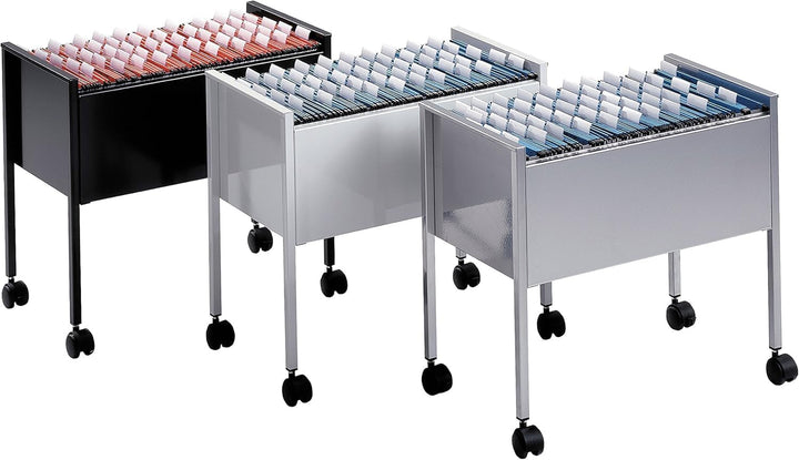 Durable Eco Hängemappenwagen 80 A4, schwarz, 309501 Offen schwarz, Offen schwarz