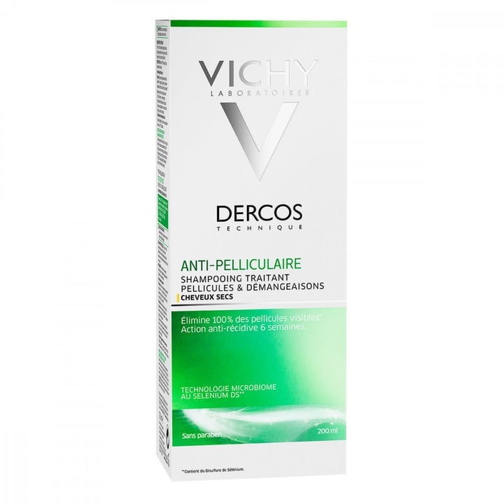 Vichy Dercos Anti-Schuppen Shampoo trockene Kopfhaut 200 ml (1er Pack), 200 ml (1er Pack)