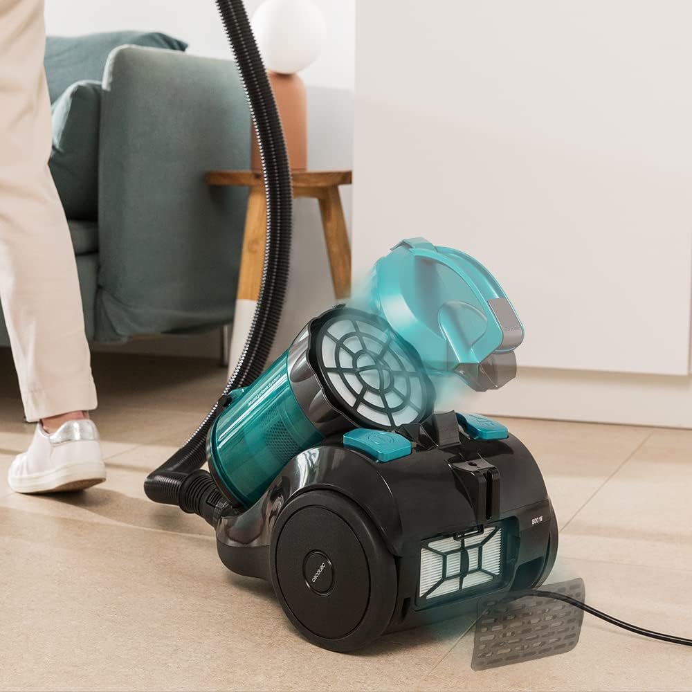 Cecotec Bodenstaubsauger ohne Beutel Conga Rockstar Multiceclonic Compact Plus. 800 W, Multicicyloni
