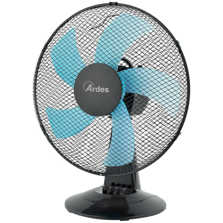Ardes - AR5ST40N Tischventilator STEELO 40N 5 Flügel - Tischventilator 40 cm Oszillierend mit verste