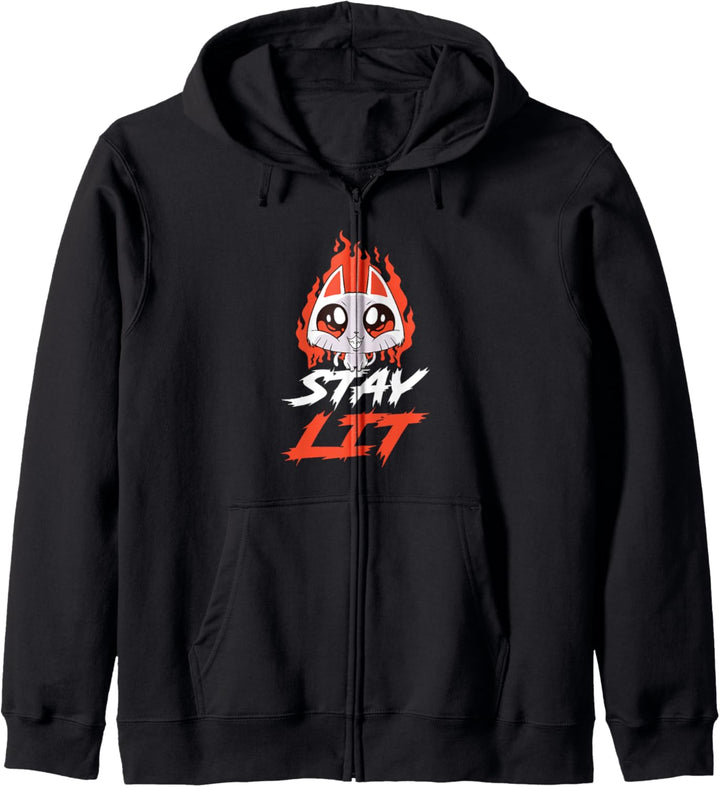 Stay Lit Satanic Kapuzenjacke