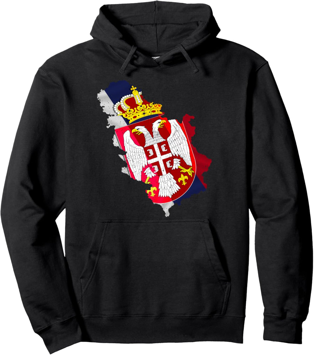 Serbien Balkan Srbija Belgrad Zagreb Pullover Hoodie