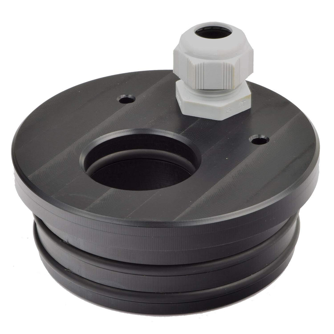Agora-Tec® Brunnendeckel für 4 Zoll DN 100 Brunnenrohr für 32 mm PE-Rohr