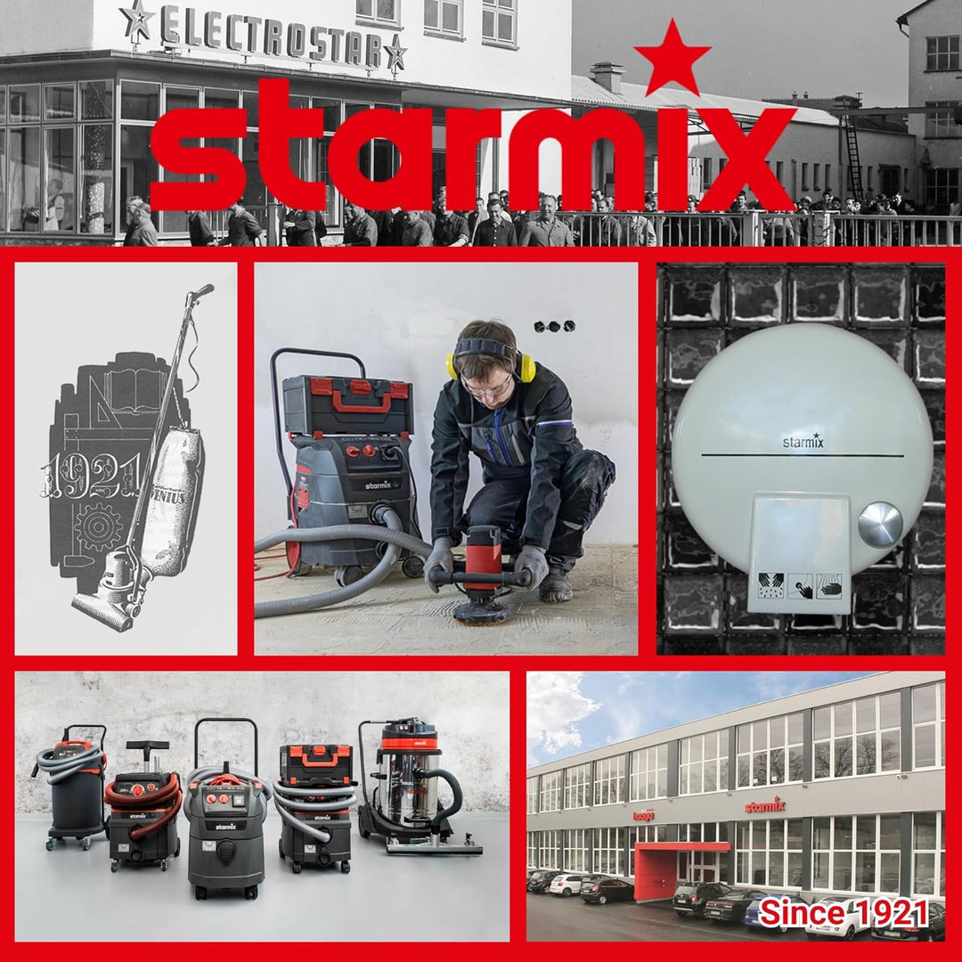Starmix Nass- Trockensauger Flexo P-1420 (1400 Watt, Industriesauger mit 20 l Behälter, mit Blasfunk