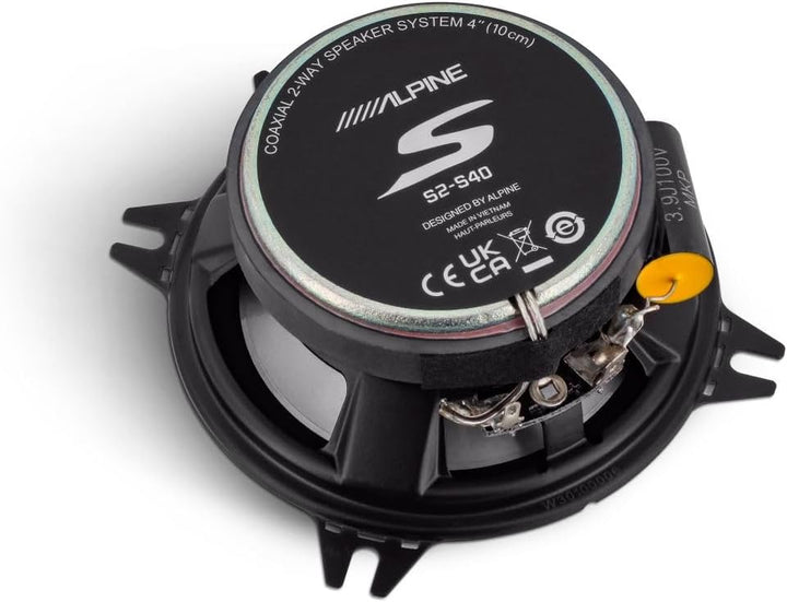 Alpine S2-S40 | 10 cm (4-Zoll) 2-Wege-Koaxial-Lautsprechersystem