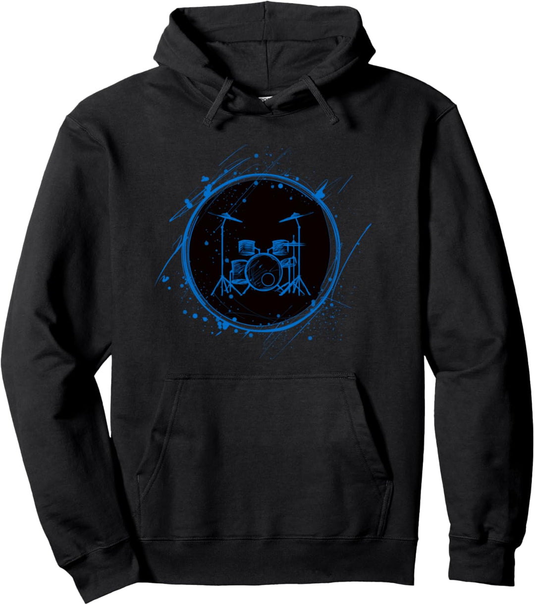 Drum Sticks Drummer Gift Drumming Percussion Pullover Hoodie