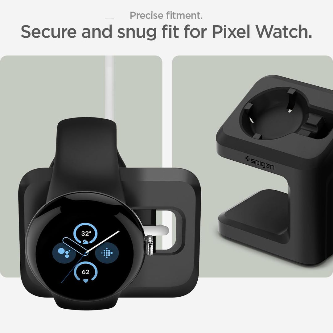 Spigen S355 Smartwatch Ladestation Ständer Dockingstation Kompatibel mit Google Pixel Watch 3 41mm/4