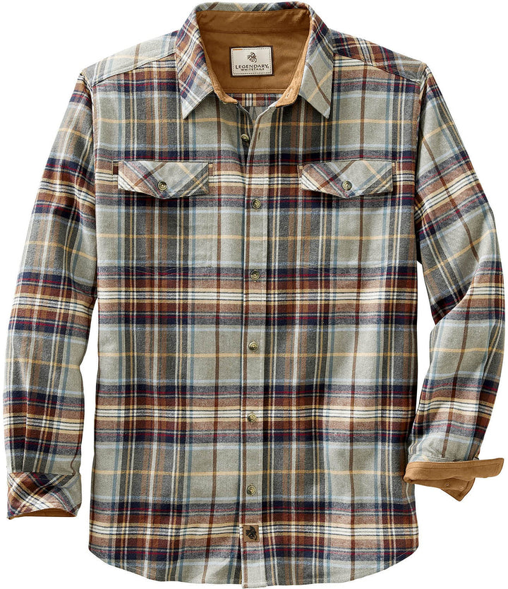 Legendary Whitetails Herren Legendary Flannel Shirt Button-Down-Shirt L Sequoia Sky Plaid, L Sequoia