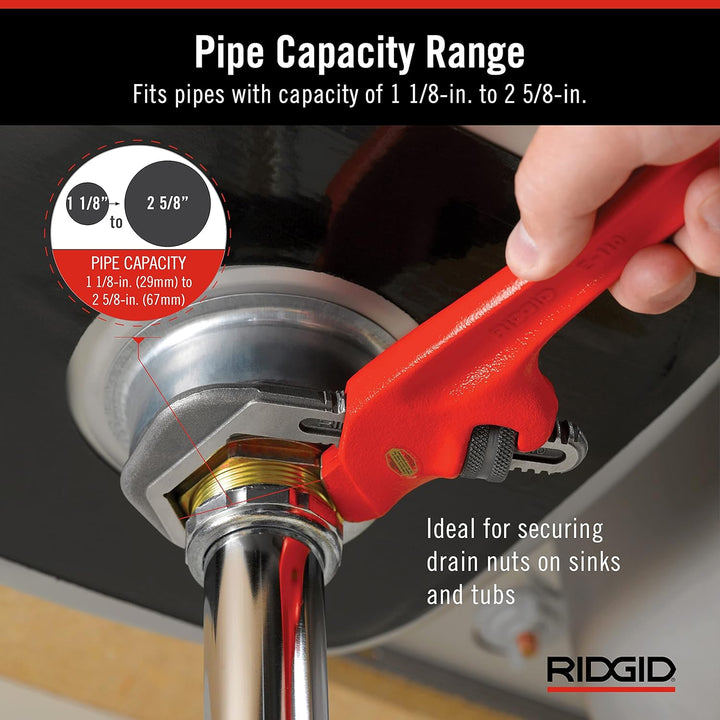 Ridgid 31305 Sechskant-Rohrzange, gekröpft, 67mm