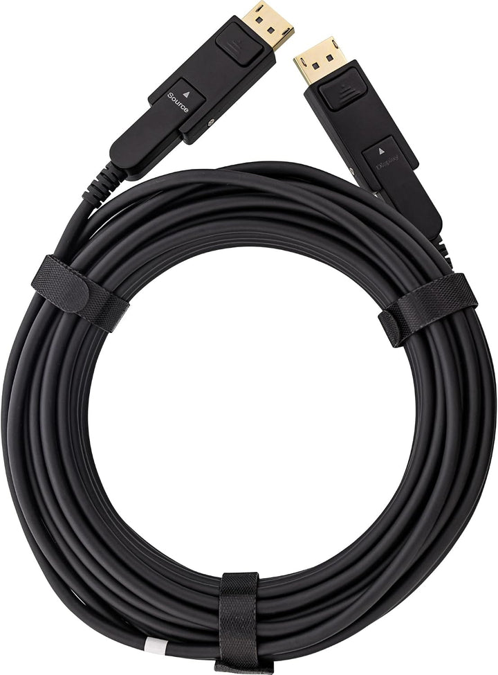 InLine DisplayPort 1.4 AOC Kabel, 8K 4K, 240Hz, abnehmbare Stecker, Länge 40m, 17240O, 40m