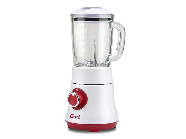 Girmi FR23 Elektrischer Standmixer, 300 W, Becher aus Glas, 2 Geschwindigkeitsstufen, 4 Klingen aus