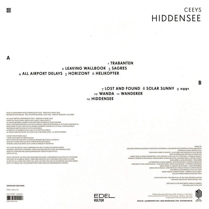 Hiddensee, Vinyl