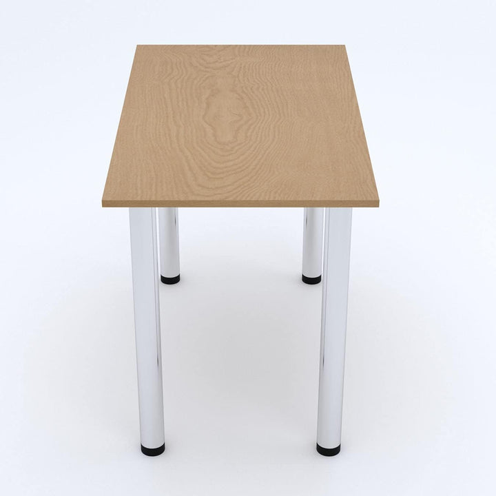 mikon 60x40 | Esszimmertisch - Esstisch - Tisch mit Chrombeinen - Küchentisch - Bürotisch | Eiche HE