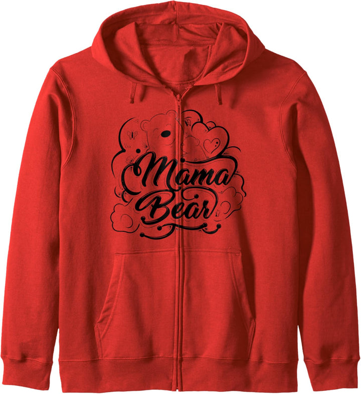 Cute Mama Bear Family Love Gift For Mom Kapuzenjacke