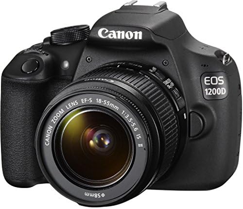 Canon EOS 1200D SLR-Digitalkamera (18 MP APS-CCMOS-Sensor, 7,5cm (3 Zoll) LCD-Display, Full HD, Kit