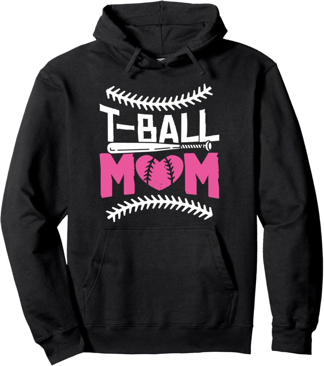 Teball Mama Tball Mama Neuheit Leopard für Frauen Lustiger T-Ball Pullover Hoodie