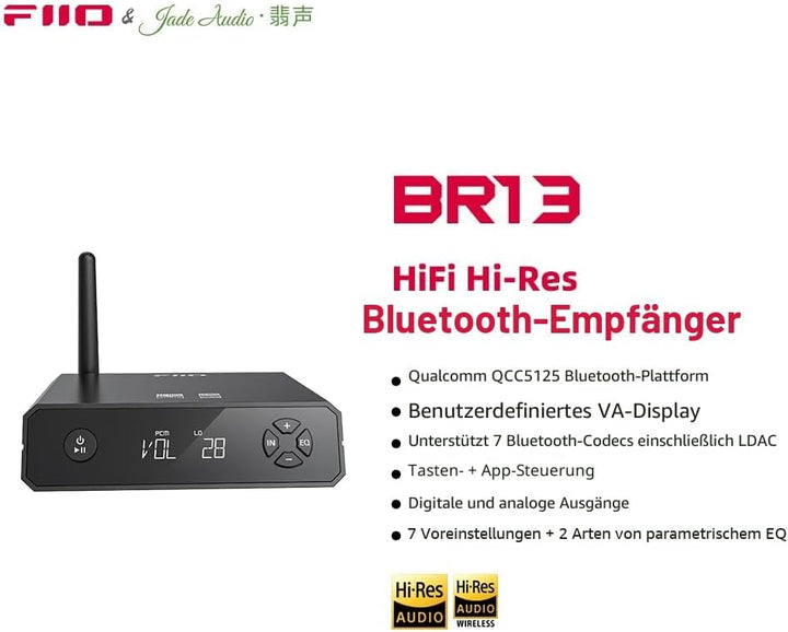 FiiO BR13 Hi-Res Bluetooth-Empfänger