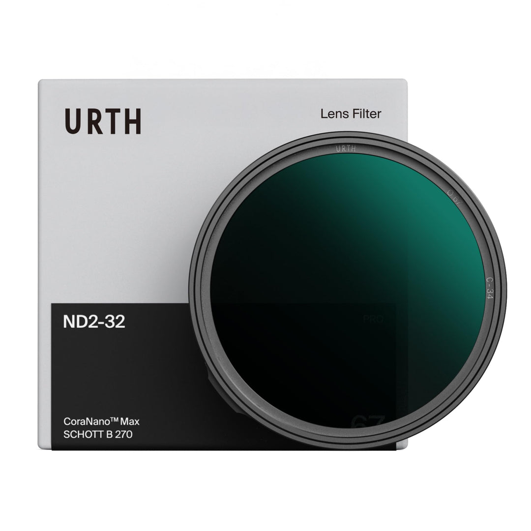 Urth 72mm ND2-32 Variabler ND-Filter (Pro) - Professioneller 1–5 Blendenstufenbereich, ultradünner,