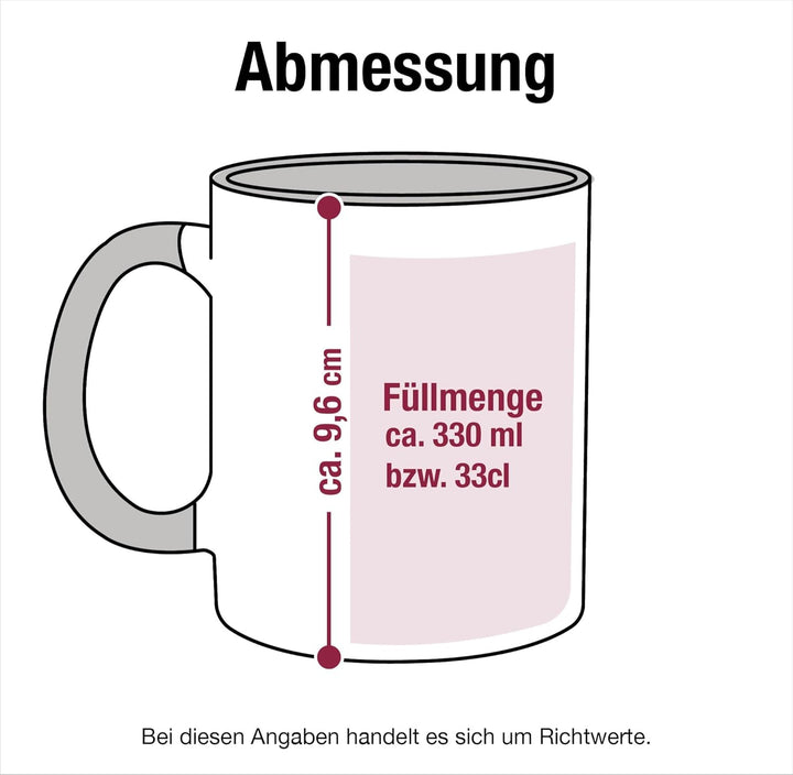 Tasse Tassen 325ml - eigenem - Foto Bild Geschenk I Dein Bild und Text - 325 ml - Schwarz - fototass