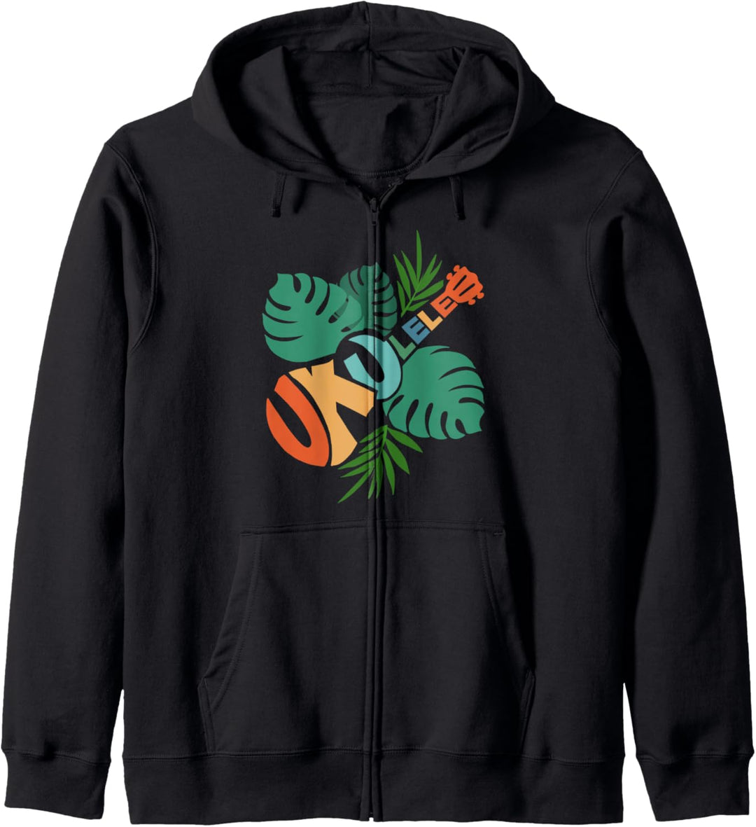 Ukulele Musiker Hawaii Geschenk Kapuzenjacke