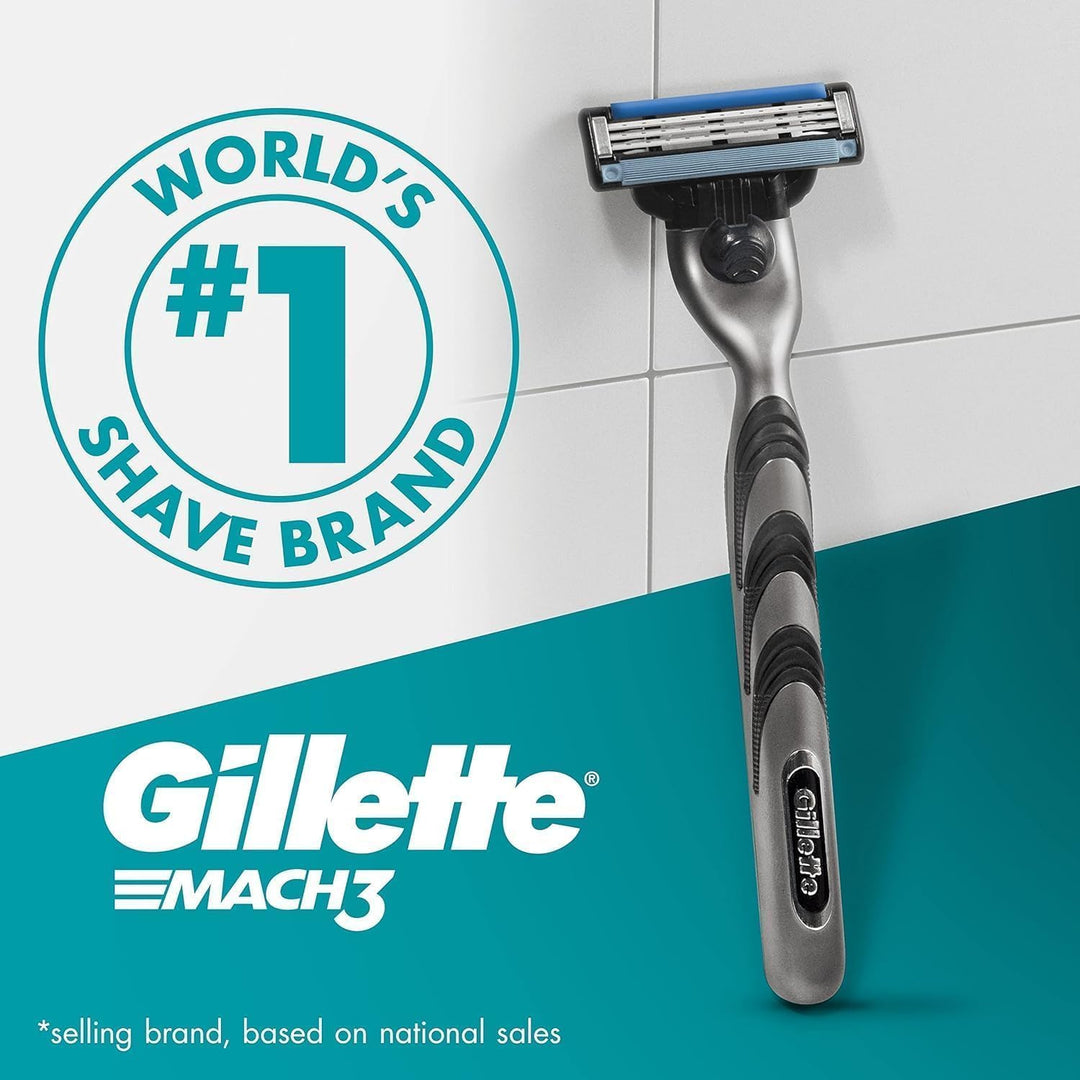 Gillette Mach3 Rasierklingen + 12 Rasierklingen Für Männer