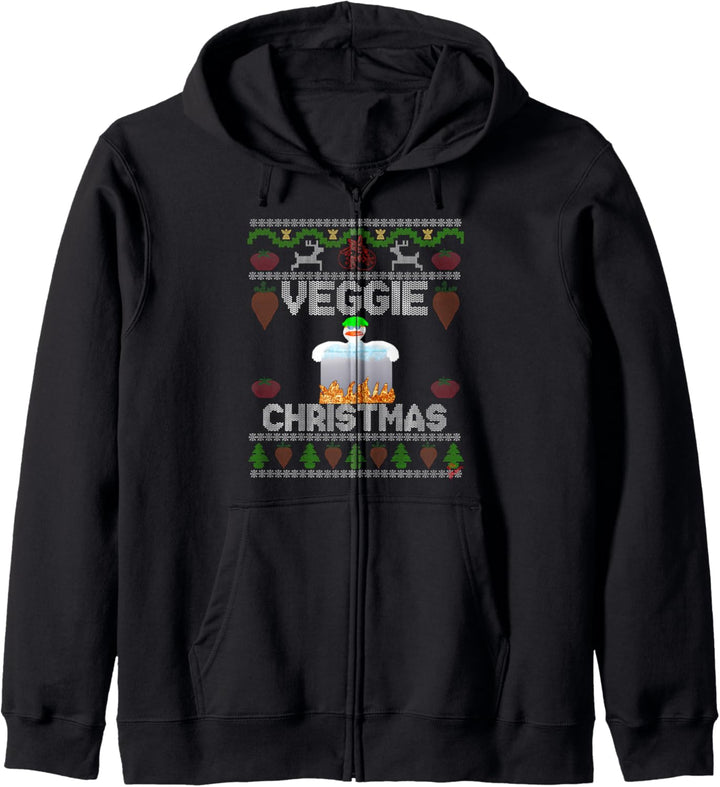 Veggie Christmas Gans Funny Ugly Christmas Kapuzenjacke