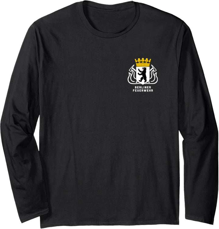 Berliner Deutsche Feuerwehr Firefighter Feuerwehrmann Langarmshirt