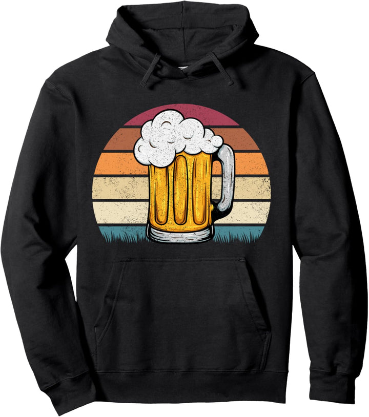 Vintage Bier Mass Motive Retro Bayern Bier Pullover Hoodie