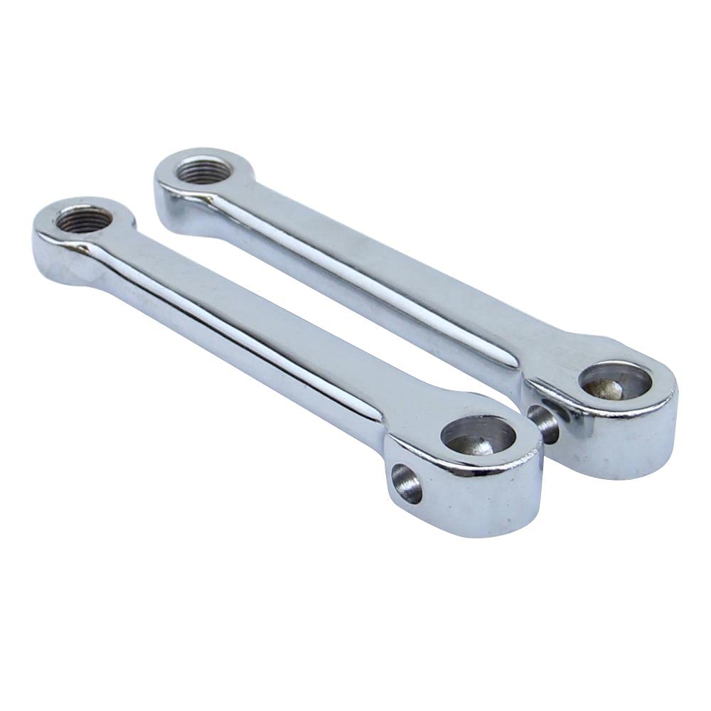 Pedalarm Tretkurbel Satz Tretkurbelarme gerade Chrom Hercules Moped Mofa