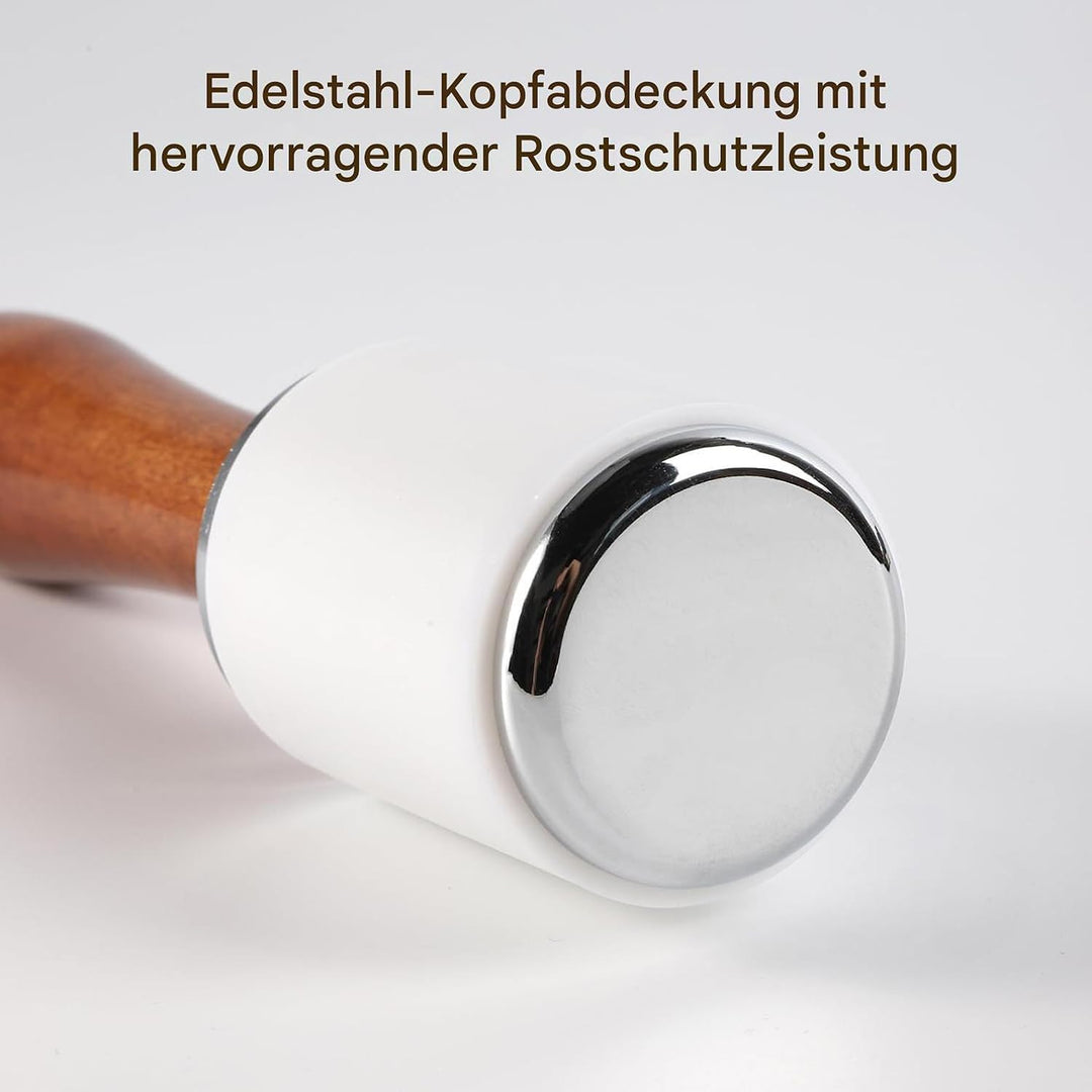 WUTA Lederhammer mit Holzgriff – Nylonhammer &amp; Gummihammer für Lederwaren, Lederschnitzerei, Punzarb