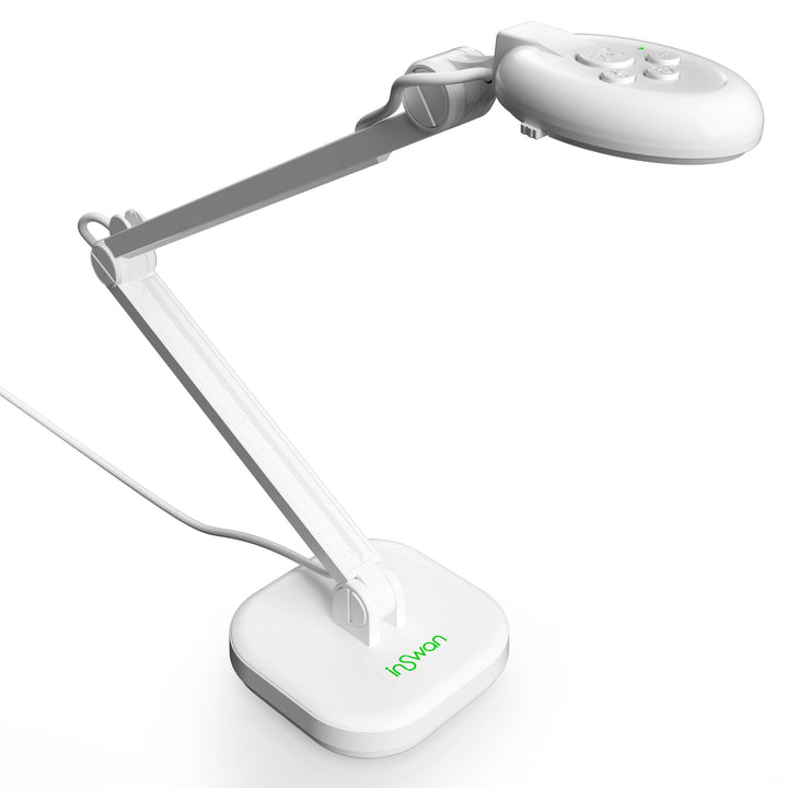 INSWAN INS-2 13MP 4K USB Dokumentenkamera &amp; Visualizer – Ultra HD, A3-Format, Autofokus, LED, Mikrof