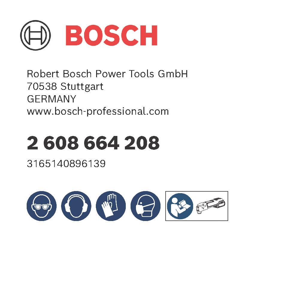 Bosch Professional 1x Segmentsägeblatt Expert MultiMaterial ACZ 105 ET (für Faserkunststoffe GFK, CF