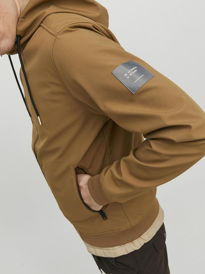 JACK &amp; JONES Male Softshell Jacke Softshell Jacke, Otter