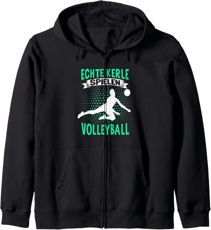 Volleyballer Männer Jungen Jungs Beach Volleyball Kapuzenjacke