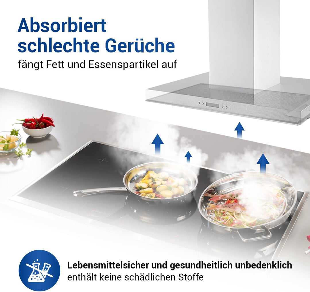 VIOKS Metall Dunstabzug Filter 310x250 mm für Bosch 3BD-764B / 3BD796B / D8602 1 Stück, 1 Stück