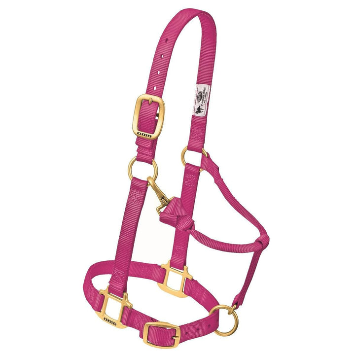 Weaver Leather Original verstellbares Nylonhalfter für Pferde S Horse himbeere, S Horse himbeere