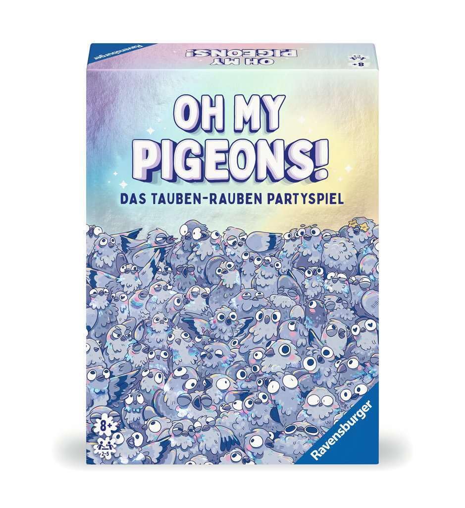 Ravensburger 22688 - Oh my Pigeons! - Das Tauben-Rauben Partyspiel - Kartenspiel und Partyspiel für