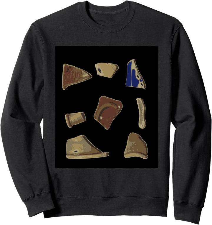 Ostracon - Ancient Greece Pottery Shard Greek Archaeology Sweatshirt