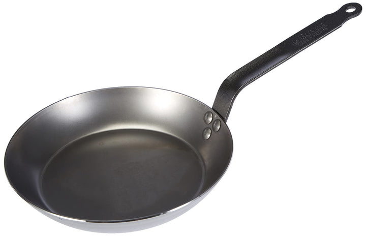 de Buyer - Bratpfanne CARBONE PLUS aus Eisenstahl - 24 cm - 5110.24, Silber Durchmesser 24cm, Durchm