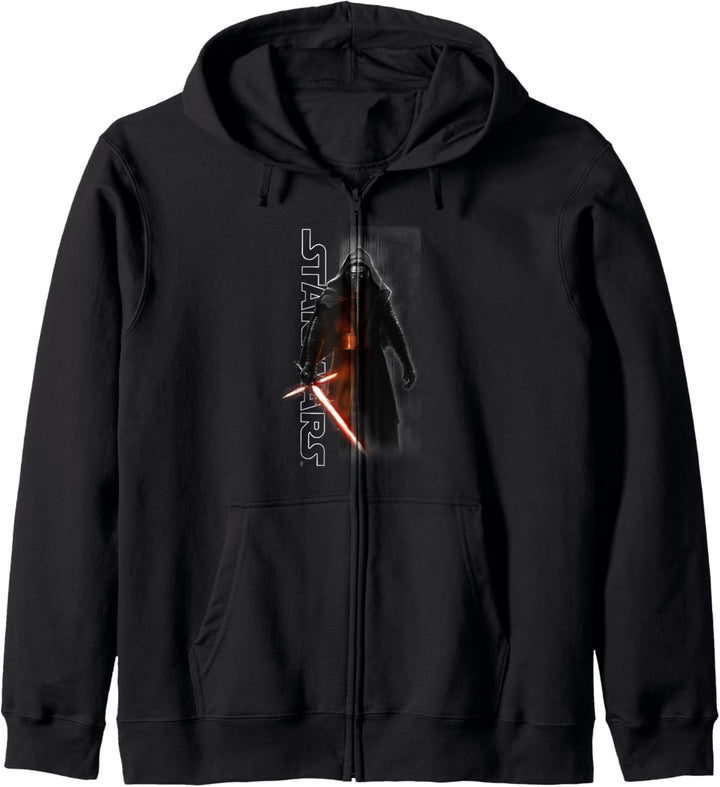 Star Wars Kylo Ren Standing Lightsaber Down Kapuzenjacke