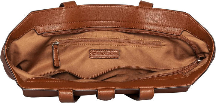 TOM TAILOR Damen Amely Shopper Mixed Cognac, Mixed Cognac