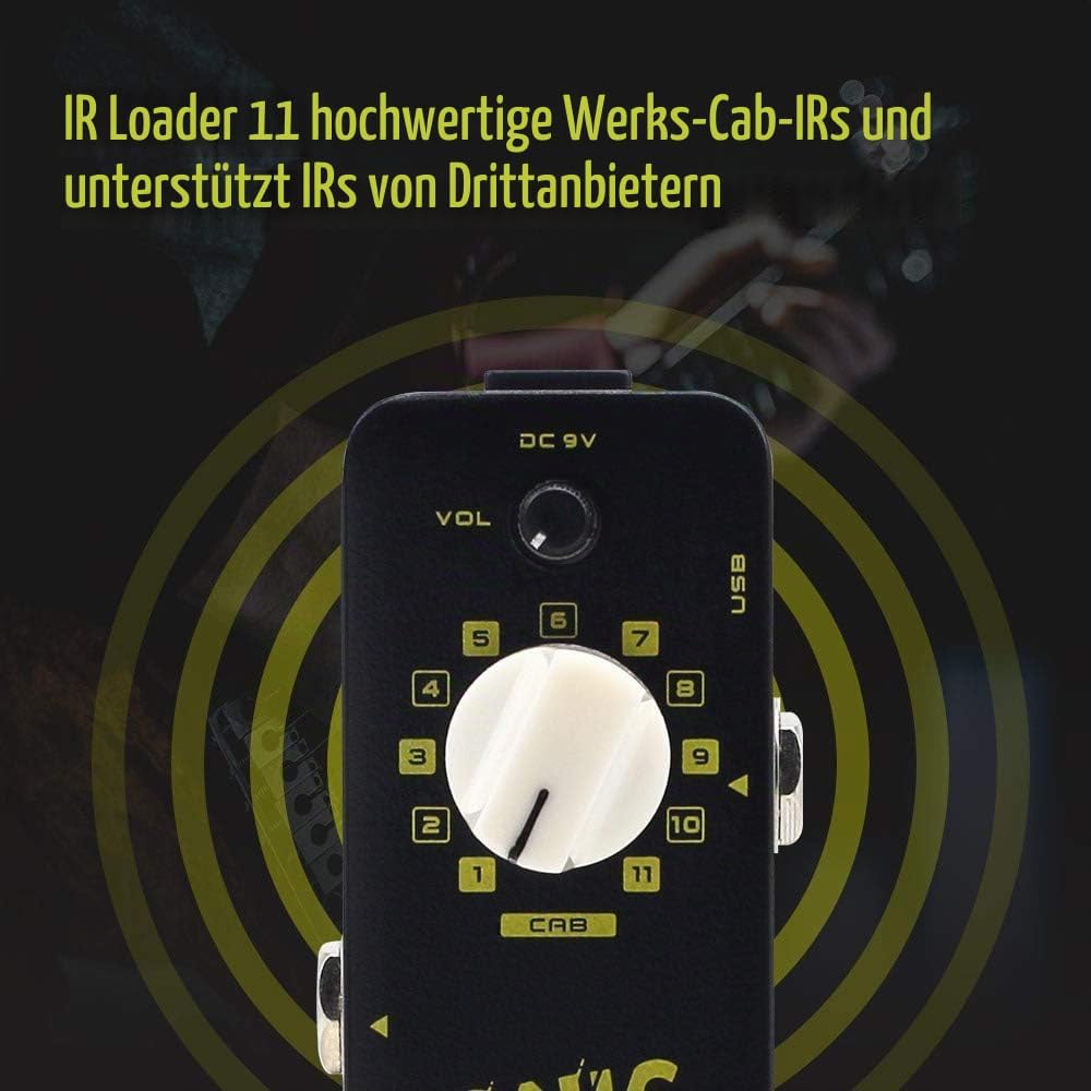 SONICAKE Sonic IR Gitarre Bass Effektpedal Lautsprecherbox Simulator Impulsantwort Lader, IR