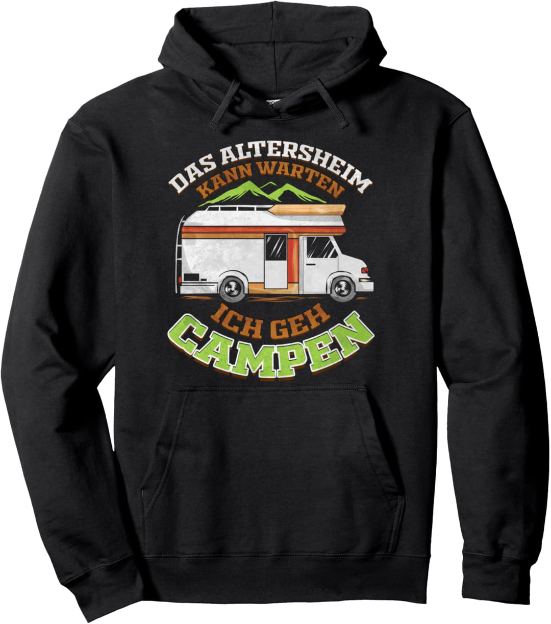 Camping Rentner Wohnmobil Ruhestand Campen Pullover Hoodie