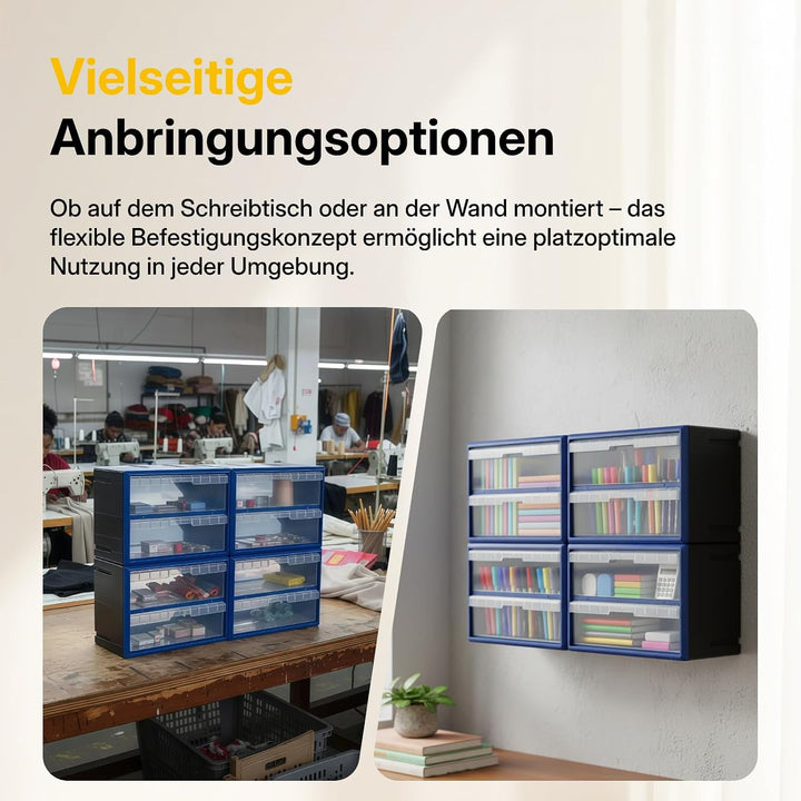 NORTHSKY Kleinteilemagazin Organizer (2 Schubladen), 2 Schubladen