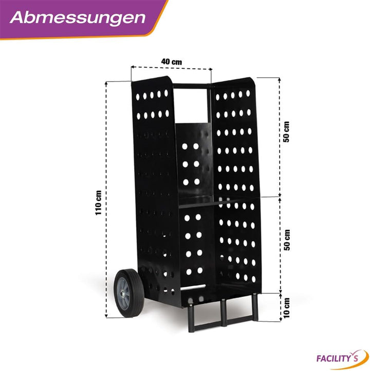 Holzwagen aus Metall